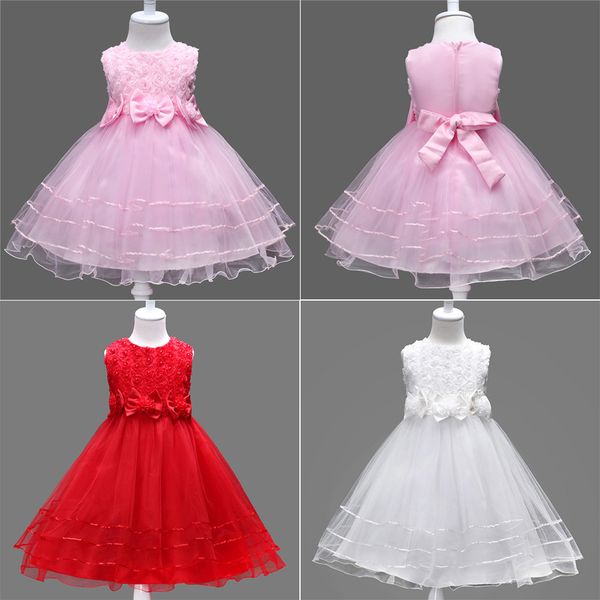 highquality 3color sleeveless summer children kids girls baby o-neck party birthday prom wedding flower bow for girls princess dress, Red;yellow
highquality 3color sleeveless summer children kids girls baby o-neck party birthday prom wedding flower bow for girls princess dress, Red;yellow