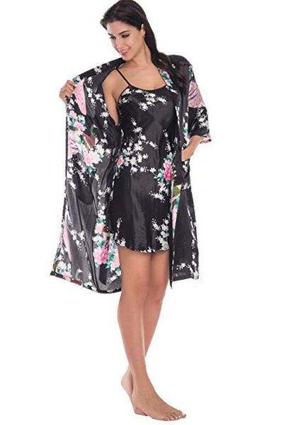 fashion women's summer mini kimono robe lady rayon bath gown nightgown sleepwear sleepshirts pijama mujer size -xl, Black;red
fashion women's summer mini kimono robe lady rayon bath gown nightgown sleepwear sleepshirts pijama mujer size -xl, Black;red