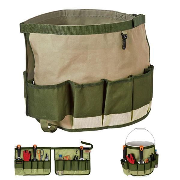 multifunction 600d oxford garden tool bag organizer foldable hardware tools kit bagit fits snugly on a five-gallon bucket, ng
multifunction 600d oxford garden tool bag organizer foldable hardware tools kit bagit fits snugly on a five-gallon bucket, ng