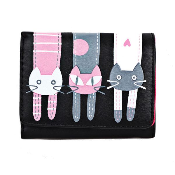 simple fashion leather cartoon cat card holder women coin purse ladies casual clutch money bag short wallet popular, White
simple fashion leather cartoon cat card holder women coin purse ladies casual clutch money bag short wallet popular, White