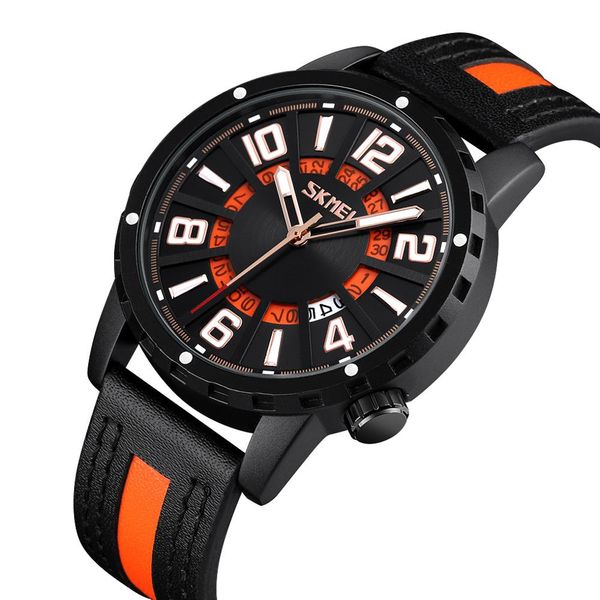 skmei fashion men 30m waterproof dress watch british style business casual watches quartz date display sports wristwatches, Slivery;brown
skmei fashion men 30m waterproof dress watch british style business casual watches quartz date display sports wristwatches, Slivery;brown