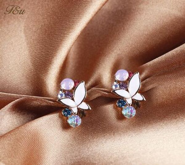 new zircon butterfly diamond ruili new ear studs simple personality fashion classic exquisite elegance, Silver
new zircon butterfly diamond ruili new ear studs simple personality fashion classic exquisite elegance, Silver
