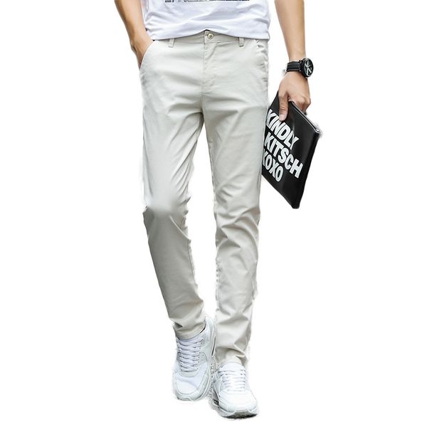 2019 new autumn and winter casual men business pants slim male pant straight trousers solid khaki black white pants men
2019 new autumn and winter casual men business pants slim male pant straight trousers solid khaki black white pants men