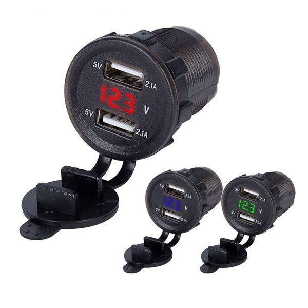 car dual usb charger socket adapter led display with dust cover power socket car motorcycle waterproof usb quick charge
car dual usb charger socket adapter led display with dust cover power socket car motorcycle waterproof usb quick charge