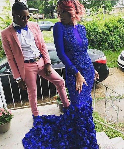 royal blue lace applique mermaid evening dresses beads sequin long sleeves handmade flowers formal dresses evening wear party gowns vestidos, Black;red
royal blue lace applique mermaid evening dresses beads sequin long sleeves handmade flowers formal dresses evening wear party gowns vestidos, Black;red
