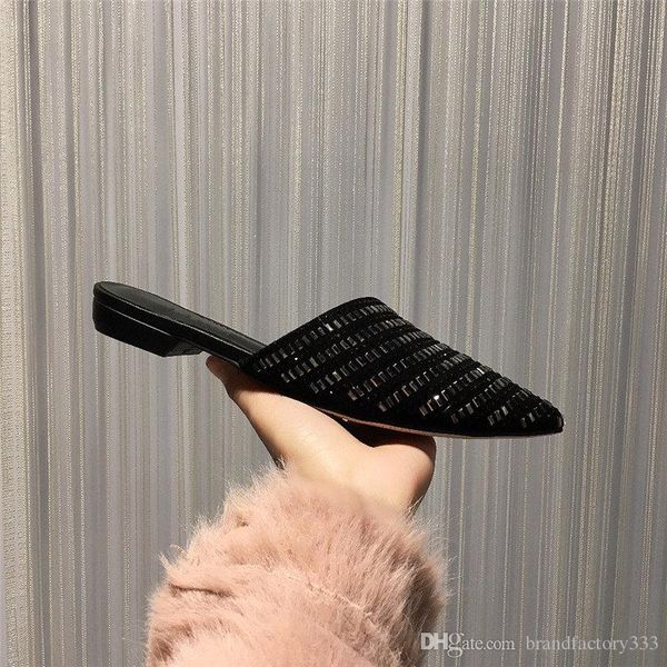 2019 brand fashion luxury designer women shoes brand fashion luxury designer women shoes luxury bing bling flats women designer slippers, Black
2019 brand fashion luxury designer women shoes brand fashion luxury designer women shoes luxury bing bling flats women designer slippers, Black