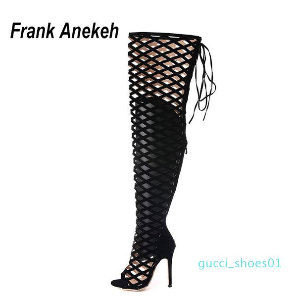 thigh high gladiator sandals boots women peep toe netted cut-out over knee gladiator boots high heel sandal black g01
thigh high gladiator sandals boots women peep toe netted cut-out over knee gladiator boots high heel sandal black g01