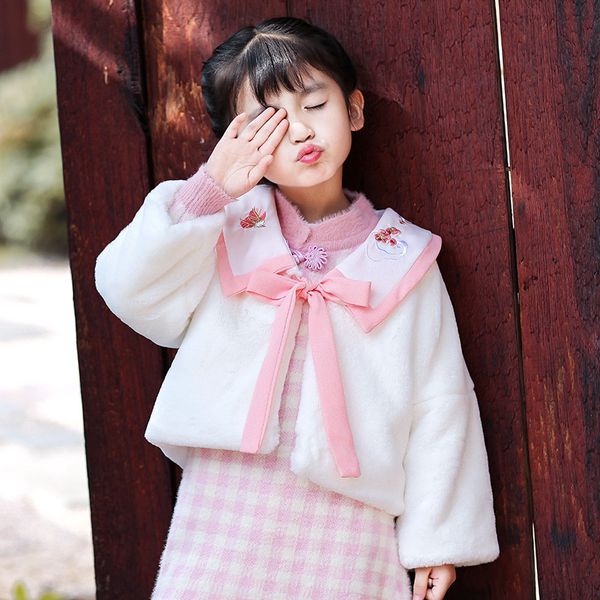 autumn winter girls chinese national style princess lace coat children kids traditional plus cashmere cute thicken warm clothes, Blue;gray
autumn winter girls chinese national style princess lace coat children kids traditional plus cashmere cute thicken warm clothes, Blue;gray