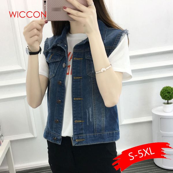 spring summer denim vest women plus size 5xl casual sleeveless waistcoats female vest short coat jeans jacket, Black;white
spring summer denim vest women plus size 5xl casual sleeveless waistcoats female vest short coat jeans jacket, Black;white
