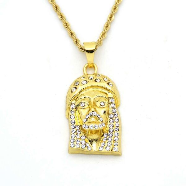 hip hop jesus diamonds pendant necklaces for men alloy rhinestone religious luxury necklace stainless steel cuban chain fashion jewelry, Silver
hip hop jesus diamonds pendant necklaces for men alloy rhinestone religious luxury necklace stainless steel cuban chain fashion jewelry, Silver
