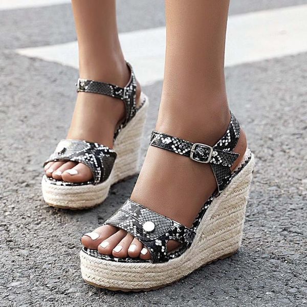 new shoes women sandals wedges shoes gladiators sandals summer leopard print sandalia buckle platform chaussures femme #0401, Black
new shoes women sandals wedges shoes gladiators sandals summer leopard print sandalia buckle platform chaussures femme #0401, Black