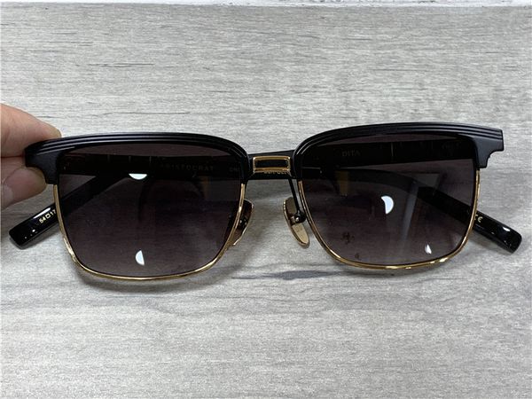 square titanium matte black gold sunglasses 2076 sun glasses men vintage sunglasses square sun glasses new with box, White;black
square titanium matte black gold sunglasses 2076 sun glasses men vintage sunglasses square sun glasses new with box, White;black
