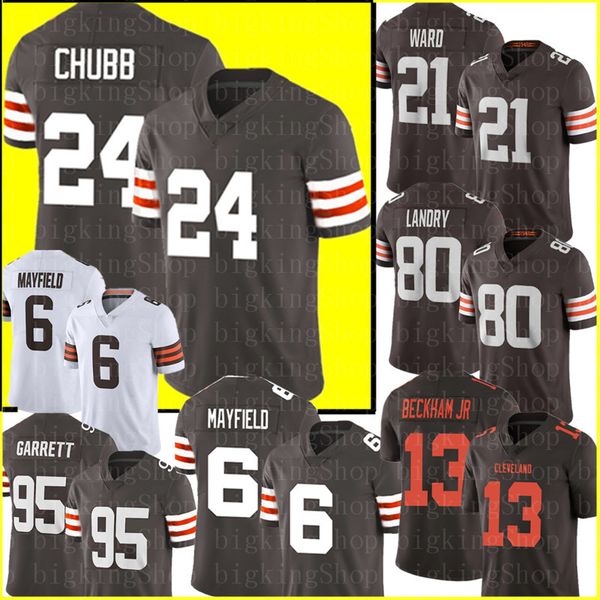 cleveland brown 24 nick chubb 6 baker mayfield jersey 13 odell beckham jr 95 myles garrett 21 denzel ward 80 jarvis landry football, Black;red
cleveland brown 24 nick chubb 6 baker mayfield jersey 13 odell beckham jr 95 myles garrett 21 denzel ward 80 jarvis landry football, Black;red
