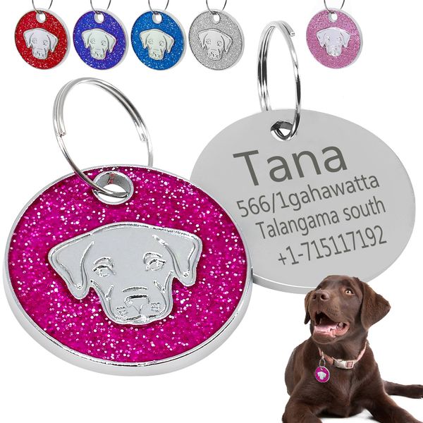 cute style stainless steel personalized labrador reteriever dog id tags custom dog pattern puppy name tag phone
cute style stainless steel personalized labrador reteriever dog id tags custom dog pattern puppy name tag phone