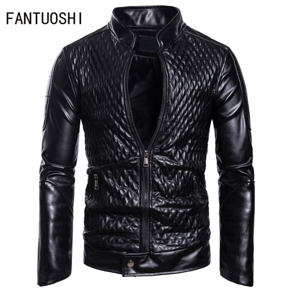 new winter men's leather jacket coat classic pu leather motorcycle jacket leisure clothing slim stand collar, Black
new winter men's leather jacket coat classic pu leather motorcycle jacket leisure clothing slim stand collar, Black