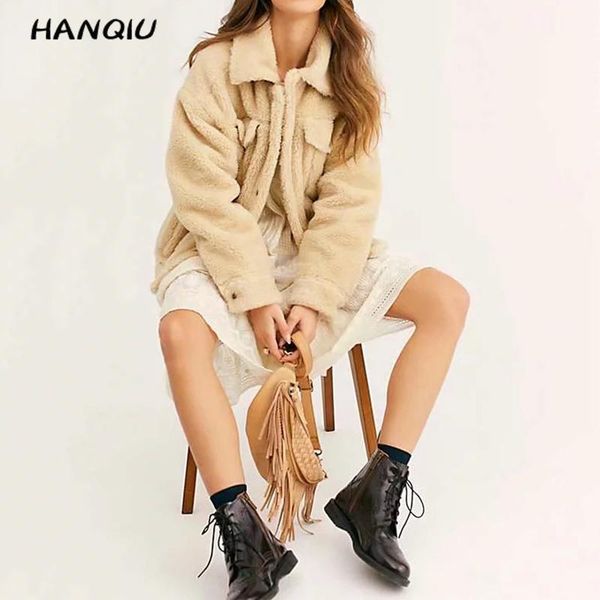 women's fur & faux 2021 winter coat women jackets lambswool coats warm kawaii jacket streetwear korean outerwear, Black
women's fur & faux 2021 winter coat women jackets lambswool coats warm kawaii jacket streetwear korean outerwear, Black