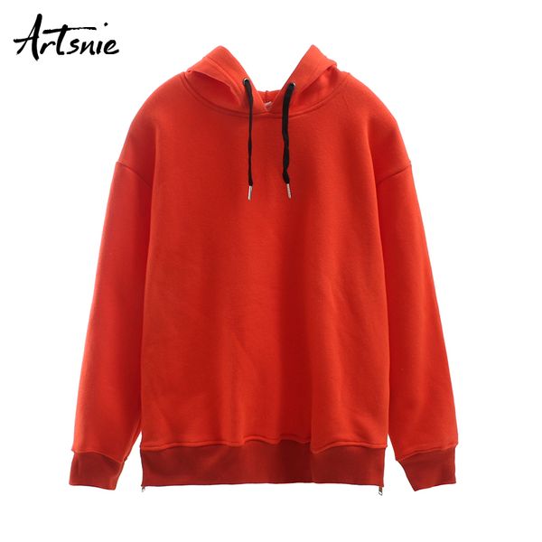 artsnie streetwear casual cotton sweatshirt women autumn 2019 drop shoulder hoodies zipper knitted winter sweatshirts mujer, Black
artsnie streetwear casual cotton sweatshirt women autumn 2019 drop shoulder hoodies zipper knitted winter sweatshirts mujer, Black