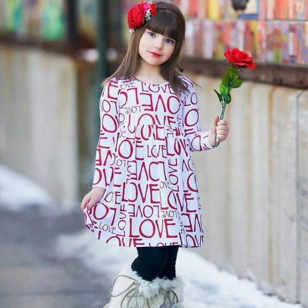 girls'dresses spring and autumn love letter printed long sleeve children's dresses autumn dresses 2019 girls' skirts, Red;yellow
girls'dresses spring and autumn love letter printed long sleeve children's dresses autumn dresses 2019 girls' skirts, Red;yellow
