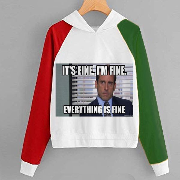 everything is fine spring women print hoodies harajuku female long sleeve hooded casual cute printting sweatshirt, Black
everything is fine spring women print hoodies harajuku female long sleeve hooded casual cute printting sweatshirt, Black