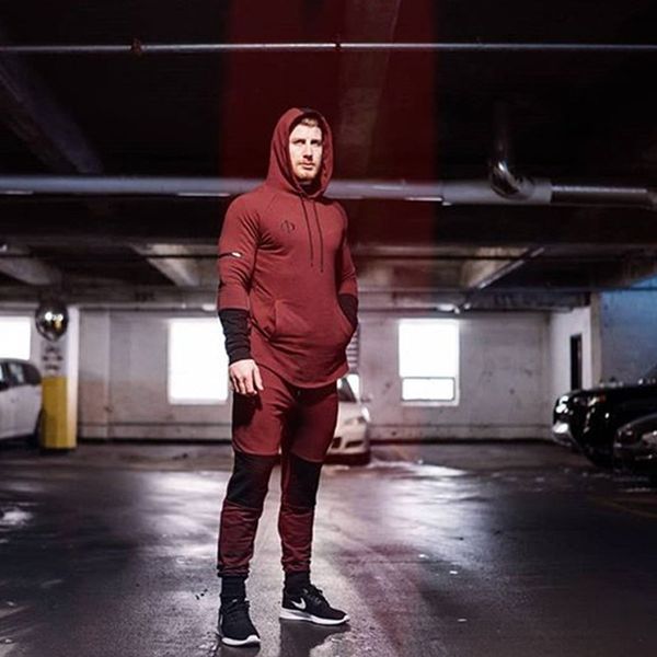 muscle fitness men sports casual cotton elastic hoodie joint slim fit outdoor fitness running training pants, White;black
muscle fitness men sports casual cotton elastic hoodie joint slim fit outdoor fitness running training pants, White;black