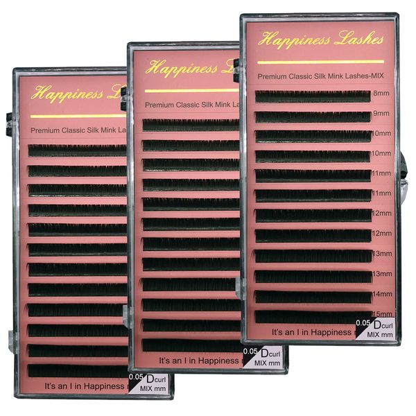 3 trays/lot individual lashes extension eyelashes natural look super soft silk mink lashes deep matte hpness
3 trays/lot individual lashes extension eyelashes natural look super soft silk mink lashes deep matte hpness