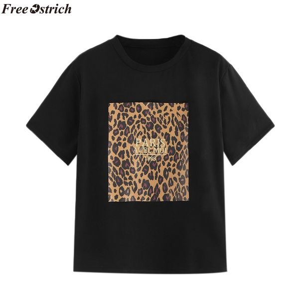 ostrich cheetah print tee 2019 fashion women black leopard round neck clothes t shirt graphic summer short sleeve t shirt, White
ostrich cheetah print tee 2019 fashion women black leopard round neck clothes t shirt graphic summer short sleeve t shirt, White