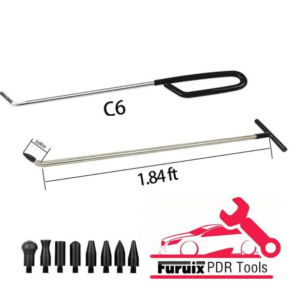 furuix auto repair tool rods hook push rod with 8 pcs tap down heads dent puller kit tool kit for car
furuix auto repair tool rods hook push rod with 8 pcs tap down heads dent puller kit tool kit for car