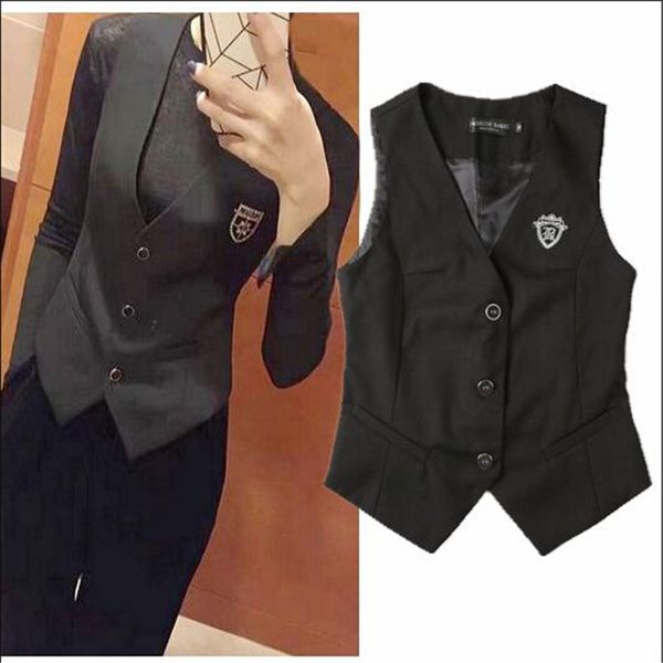 women's vests women vest suits sans manches winter cotton autumn spring formal for female slim fit waistcoat england style w91171, Black;white
women's vests women vest suits sans manches winter cotton autumn spring formal for female slim fit waistcoat england style w91171, Black;white