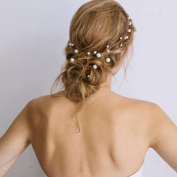 2019 hair clip- sweet big pearl hairpin side folder word headdress hair jewelry lady classics barrette, Golden;white
2019 hair clip- sweet big pearl hairpin side folder word headdress hair jewelry lady classics barrette, Golden;white