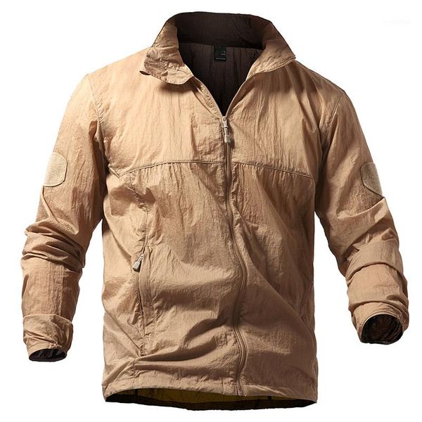 lightweight tactical skin jacket men summer breathable portable waterproof jacket army thin jackets s-5xl1, Black;brown
lightweight tactical skin jacket men summer breathable portable waterproof jacket army thin jackets s-5xl1, Black;brown
