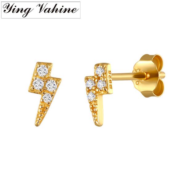 ying vahine 100% 925 sterling silver simple cz stud earrings for women, Golden;silver
ying vahine 100% 925 sterling silver simple cz stud earrings for women, Golden;silver