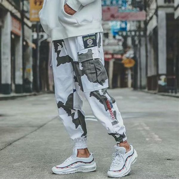 mens designer camouflage cargo pants embroidery panelled pencil pants fitness men fashion drawstring trousers hiphop clothing, Black
mens designer camouflage cargo pants embroidery panelled pencil pants fitness men fashion drawstring trousers hiphop clothing, Black