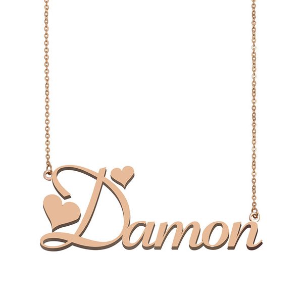 damon name necklace pendant for women girls birthday gift custom nameplate kids friends jewelry 18k gold plated stainless steel, Silver
damon name necklace pendant for women girls birthday gift custom nameplate kids friends jewelry 18k gold plated stainless steel, Silver