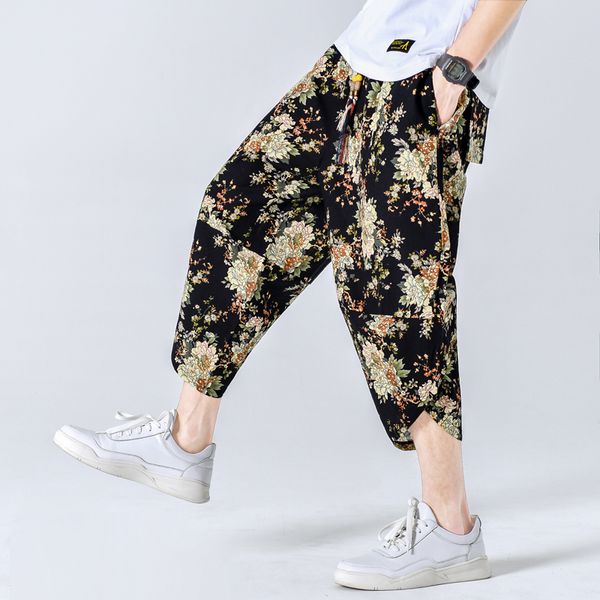 2020 new harem pants men summer casual joggers pants man national style calf-length sweatpants loose hip hop streetwear m-5xl, Black
2020 new harem pants men summer casual joggers pants man national style calf-length sweatpants loose hip hop streetwear m-5xl, Black
