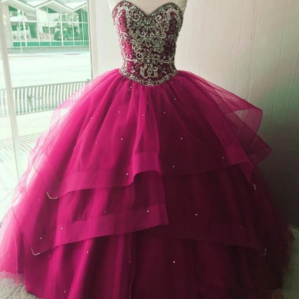 2019 sweetheart crystal beading sequines ball gown quinceanera dresses plus size sweet 16 dresses debutante 15 year formal party dress bq158, Blue;red
2019 sweetheart crystal beading sequines ball gown quinceanera dresses plus size sweet 16 dresses debutante 15 year formal party dress bq158, Blue;red