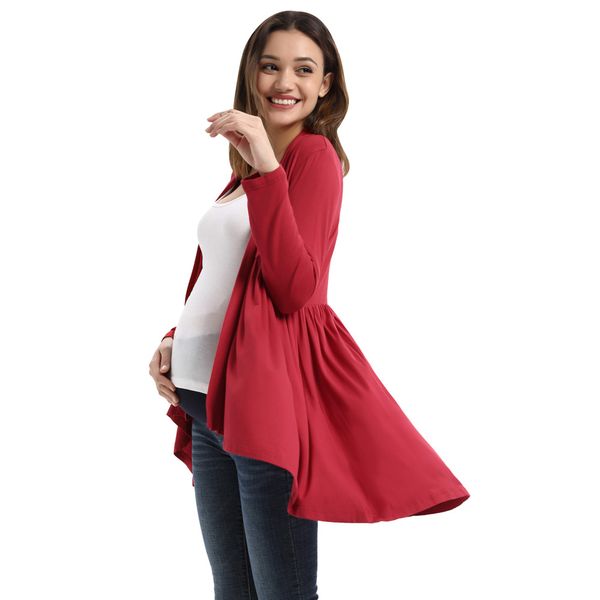 cover up maternity coat long sleeve jacket long solid color irregular asymmetrical elastic, Black
cover up maternity coat long sleeve jacket long solid color irregular asymmetrical elastic, Black