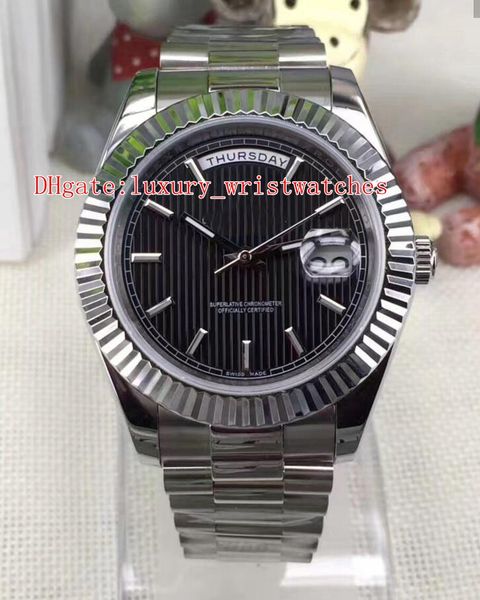 4 colors fashion wristwatches day-date 228239 40mm stainless steel roman dial asia 2813 movement automatic mens watch watches, Slivery;brown
4 colors fashion wristwatches day-date 228239 40mm stainless steel roman dial asia 2813 movement automatic mens watch watches, Slivery;brown