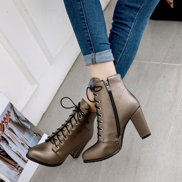 fashion genuine leather lacing new round toe zip mid calf women ankle boots mx200508, Black
fashion genuine leather lacing new round toe zip mid calf women ankle boots mx200508, Black