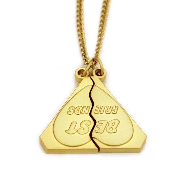 necklace pendants forever friends triangle split in twoparts long stainless steel pendant jewelry, Silver
necklace pendants forever friends triangle split in twoparts long stainless steel pendant jewelry, Silver