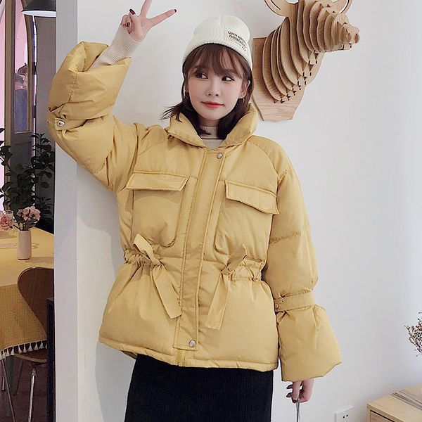 women winter jackets parkas 2019 fashion thick warm lantern sleeve jackets slim solid sweet for female, Tan;black
women winter jackets parkas 2019 fashion thick warm lantern sleeve jackets slim solid sweet for female, Tan;black