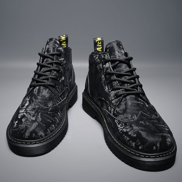 2019 new men's autumn and winter snow boots solid color men's winter shoes color warm waterproof boots ankle, Black
2019 new men's autumn and winter snow boots solid color men's winter shoes color warm waterproof boots ankle, Black