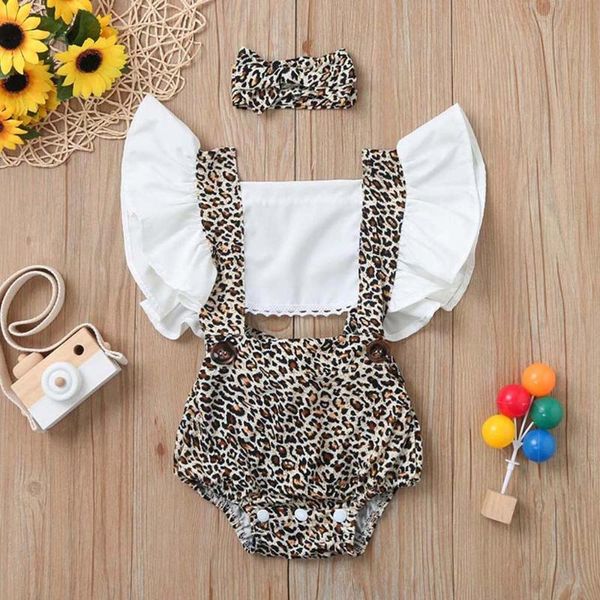 2pcs newborn baby girl clothes set ruched leopard print romper bodysuit headband summer outfit new born infant clothing, White
2pcs newborn baby girl clothes set ruched leopard print romper bodysuit headband summer outfit new born infant clothing, White
