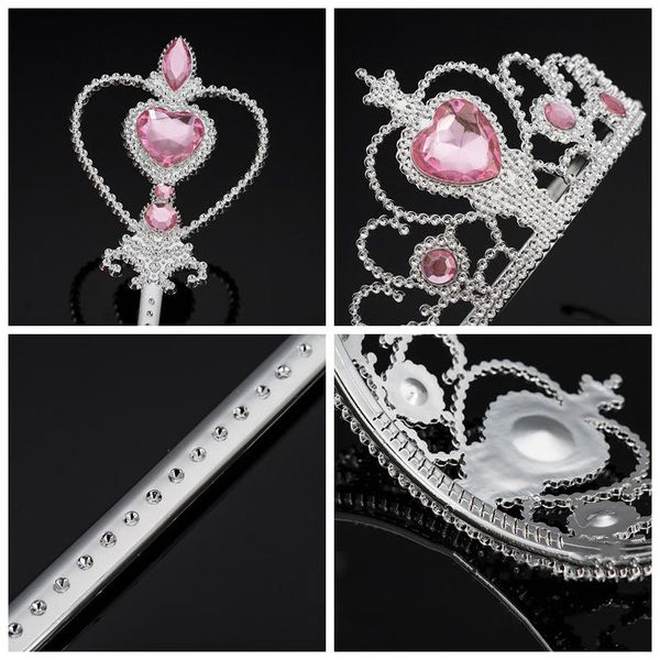 frozen princess crown twinkle hair accessories and magic wand for baby girls cosplay party accessories children s day gift, Black;brown
frozen princess crown twinkle hair accessories and magic wand for baby girls cosplay party accessories children s day gift, Black;brown