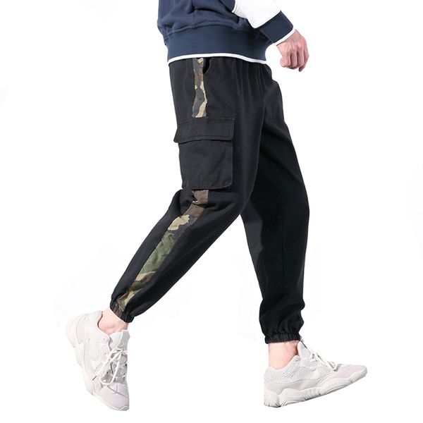 2019 cargo camouflage stitching pants men's casual pants with large size and small feet plus size 5xl trousers for cool boys, Black
2019 cargo camouflage stitching pants men's casual pants with large size and small feet plus size 5xl trousers for cool boys, Black
