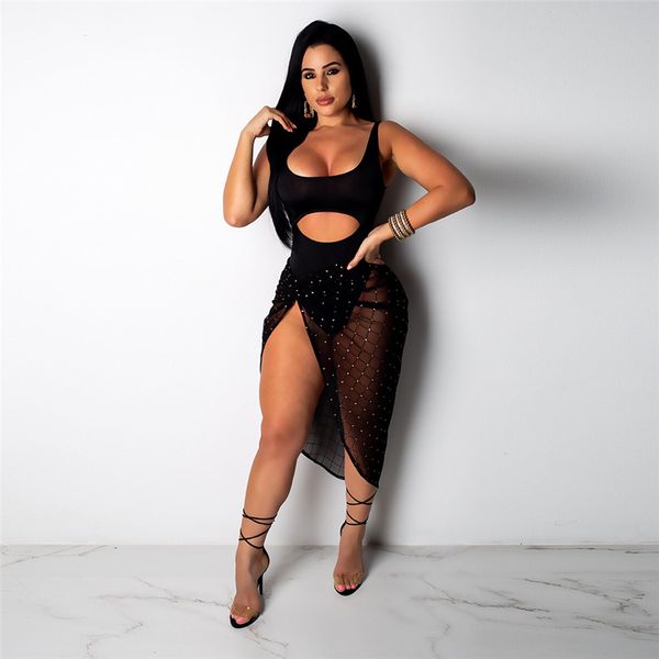fanieces club 2 two pieces sets women 2019 summer fashion new outfits jumpsuit+ see through party plaid diamonds mesh skirt, White
fanieces club 2 two pieces sets women 2019 summer fashion new outfits jumpsuit+ see through party plaid diamonds mesh skirt, White