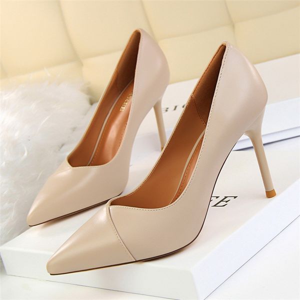 korean patent leather fashion women pumps high heels shallow ladies office shoes pointed toe concise women's red wedding shoes, Black
korean patent leather fashion women pumps high heels shallow ladies office shoes pointed toe concise women's red wedding shoes, Black