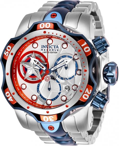 invicta model 27039 52.5mm stainless steel reserve limited edition captian america venom marvel captain america men quartz watch, Slivery;brown
invicta model 27039 52.5mm stainless steel reserve limited edition captian america venom marvel captain america men quartz watch, Slivery;brown