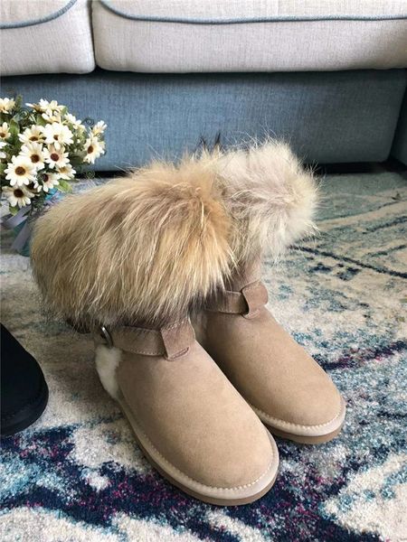 fast shipping winter thick fox fur australian luxury platform snow boots mid boots women flat casual women warm boots size 35-40 03, Black
fast shipping winter thick fox fur australian luxury platform snow boots mid boots women flat casual women warm boots size 35-40 03, Black