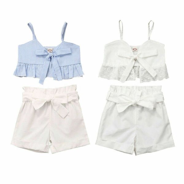 1-5y toddler baby girl summer clothes sets solid lace crop short pants 2pcs outfit set, White
1-5y toddler baby girl summer clothes sets solid lace crop short pants 2pcs outfit set, White