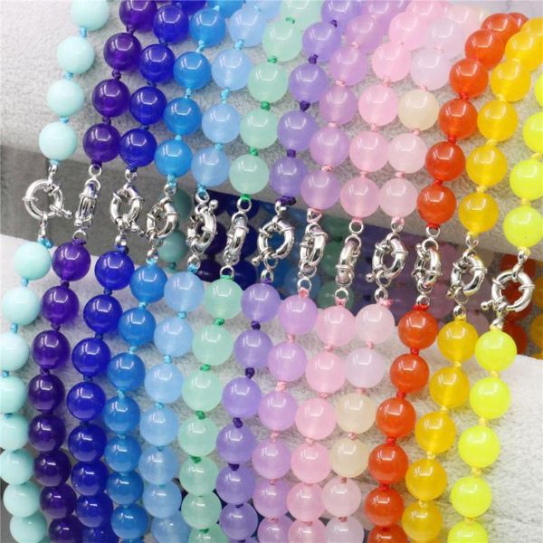 10mm round multicolor blue purple pink yellow orange green jades chalcedony stone loose beads diy natural women jewelry making, Silver
10mm round multicolor blue purple pink yellow orange green jades chalcedony stone loose beads diy natural women jewelry making, Silver